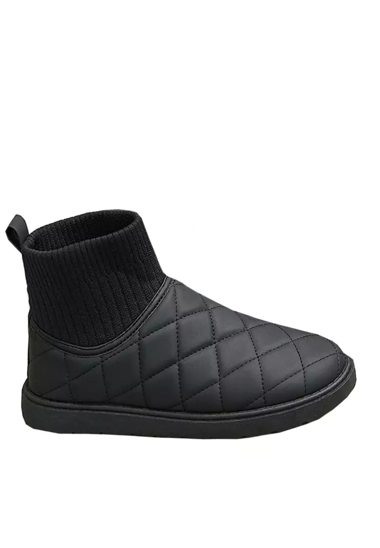 Mens fleece sale lined slipper boots