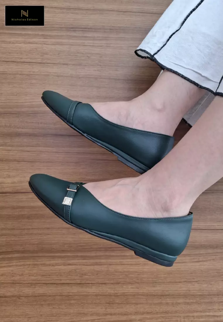 Nicholas Edison Flat Jolie Dark Green