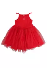 Varsity Red/Pointelle Heart