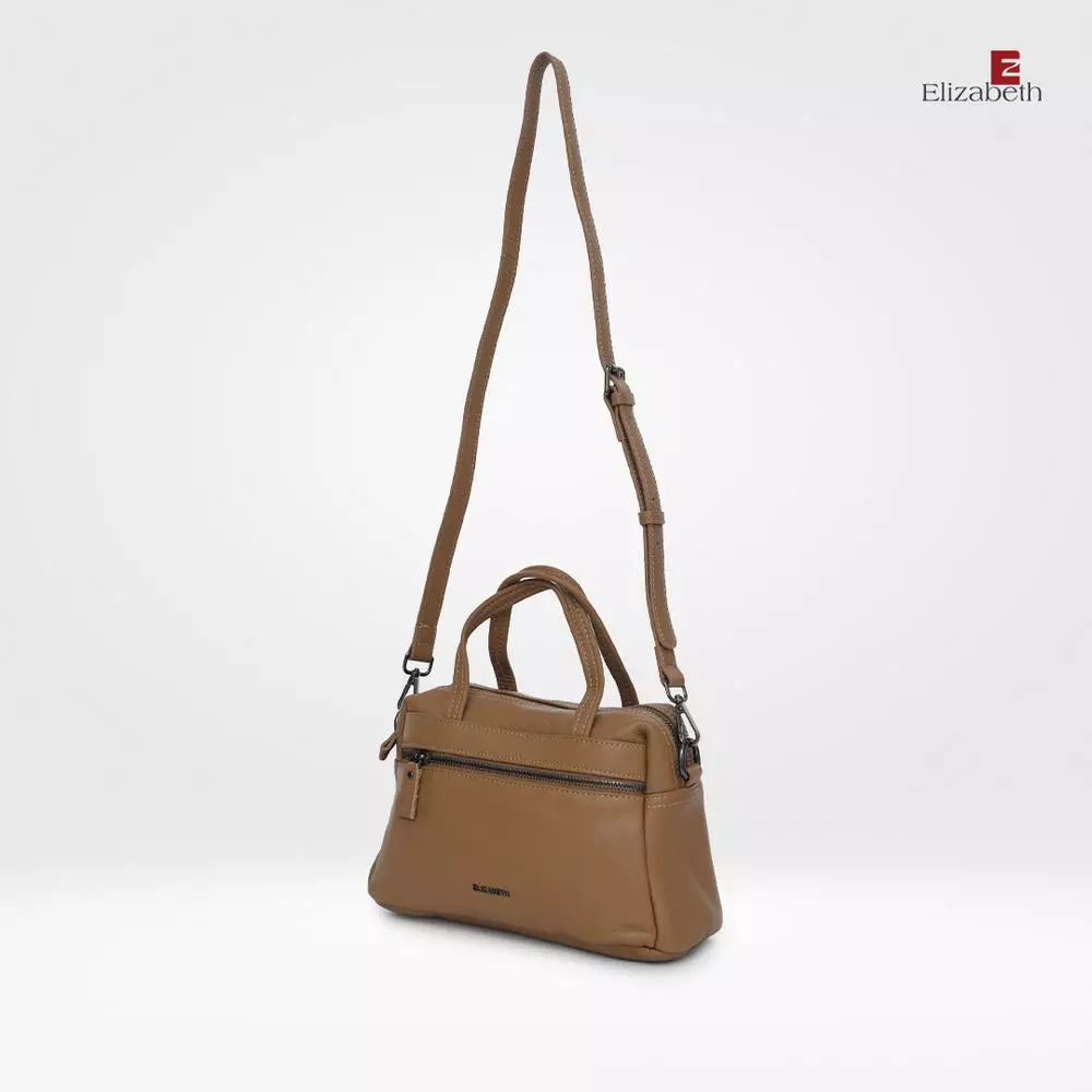 Tas Elizabeth Genuine Leather Sling Bag 0720-0511 Khaki