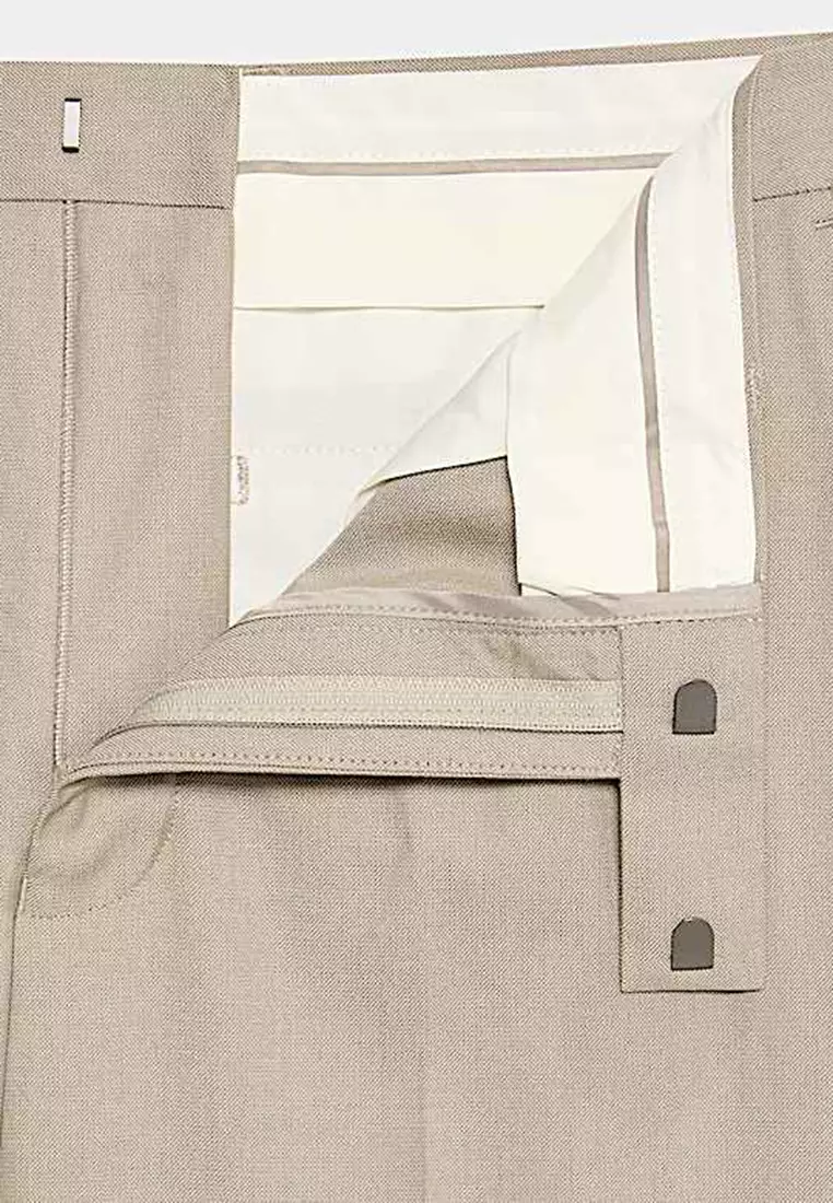 Slim Fit Stretch Suit Trousers