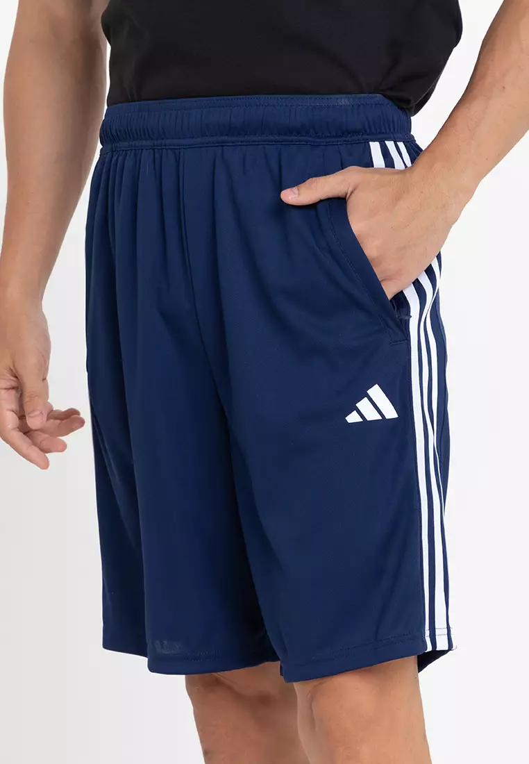 train essentials piqué 3-stripes training shorts