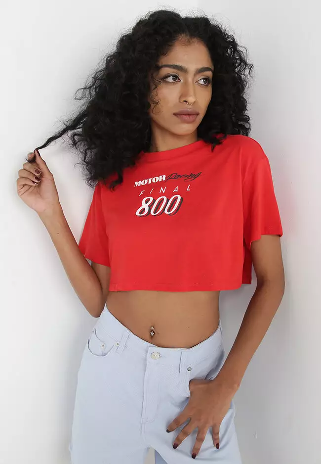 H&m basic deals crop top