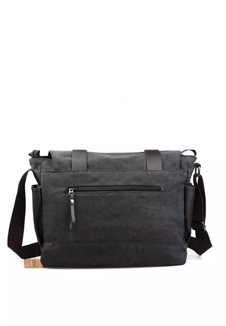 KAKA Tas Selempang Pria Korean Messenger Bag Large Capacity Material Canvas GI16 ORIGINAL