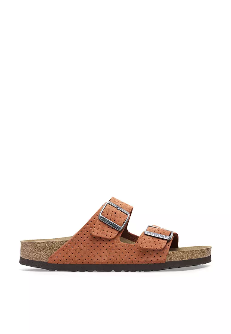 Discount on Birkenstock  shoes - SKU: Arizona Suede Embossed