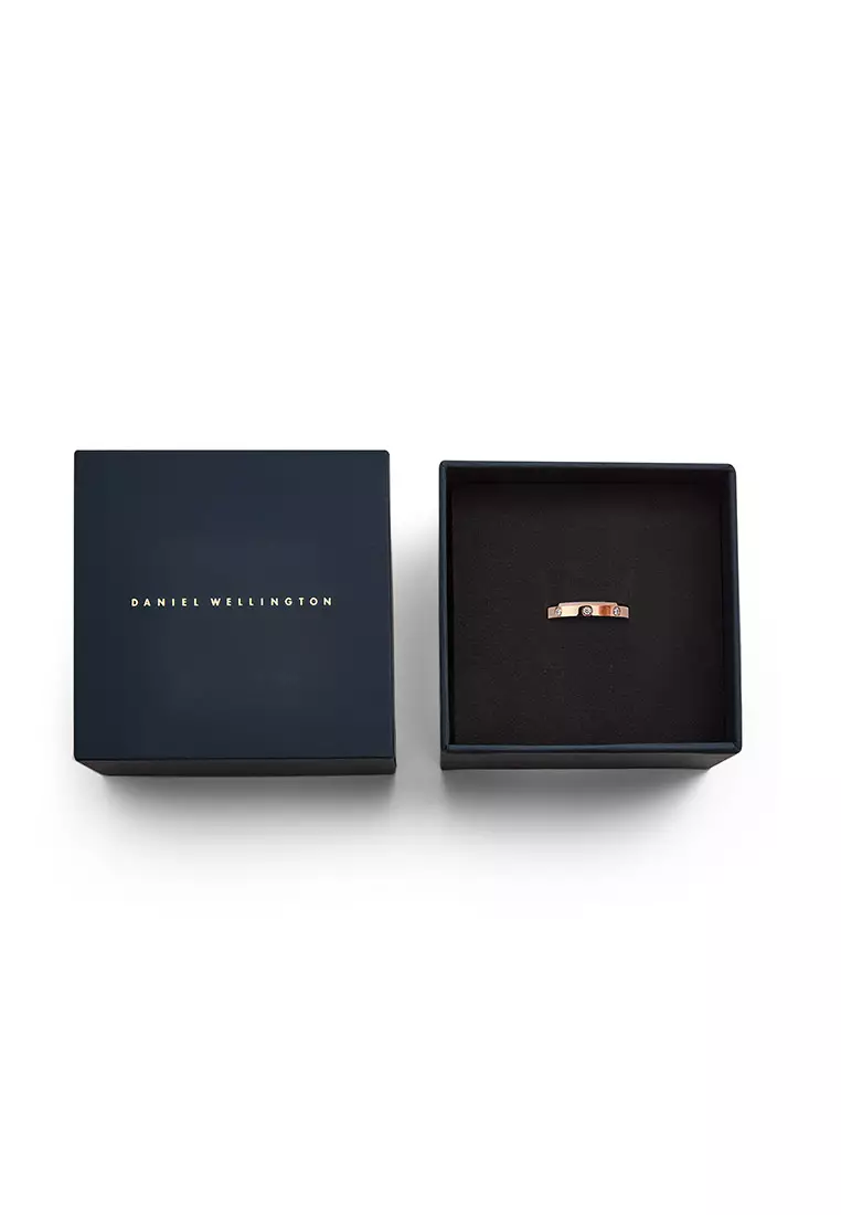 Classic Lumine 4.0mm Ring Rose Gold Unisex Ring for women and men stainless steel crystal Ring DW Official Authentic Original Cincin perempuan lelaki DW