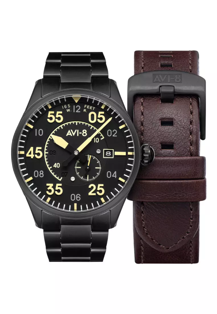 Buy AVI 8 AVI 8 Men s 42mm Spitfire Type 300 Automatic Watch With