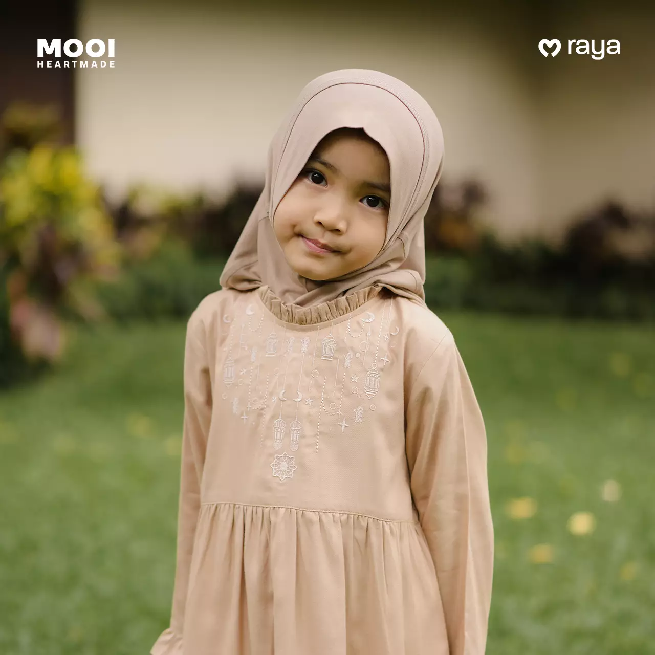 Mooi Hijab Instant Anak Jilbab Anak Perempuan Sarra Hijab - Clary Sage
