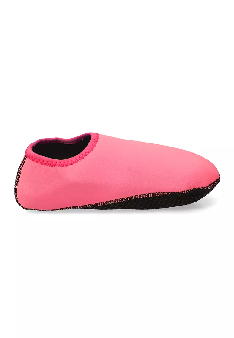 Sepatu Pantai Wanita Slip On Lembut Design Simple Casual - Pink