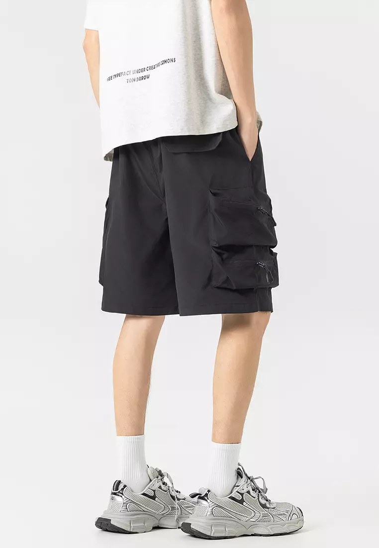 Multi-Pocket Functional Cargo Shorts GJL-B7008