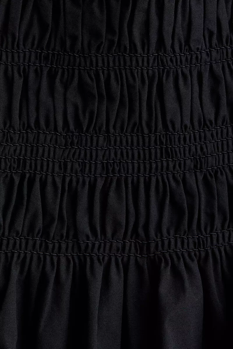 Smocked cotton dress