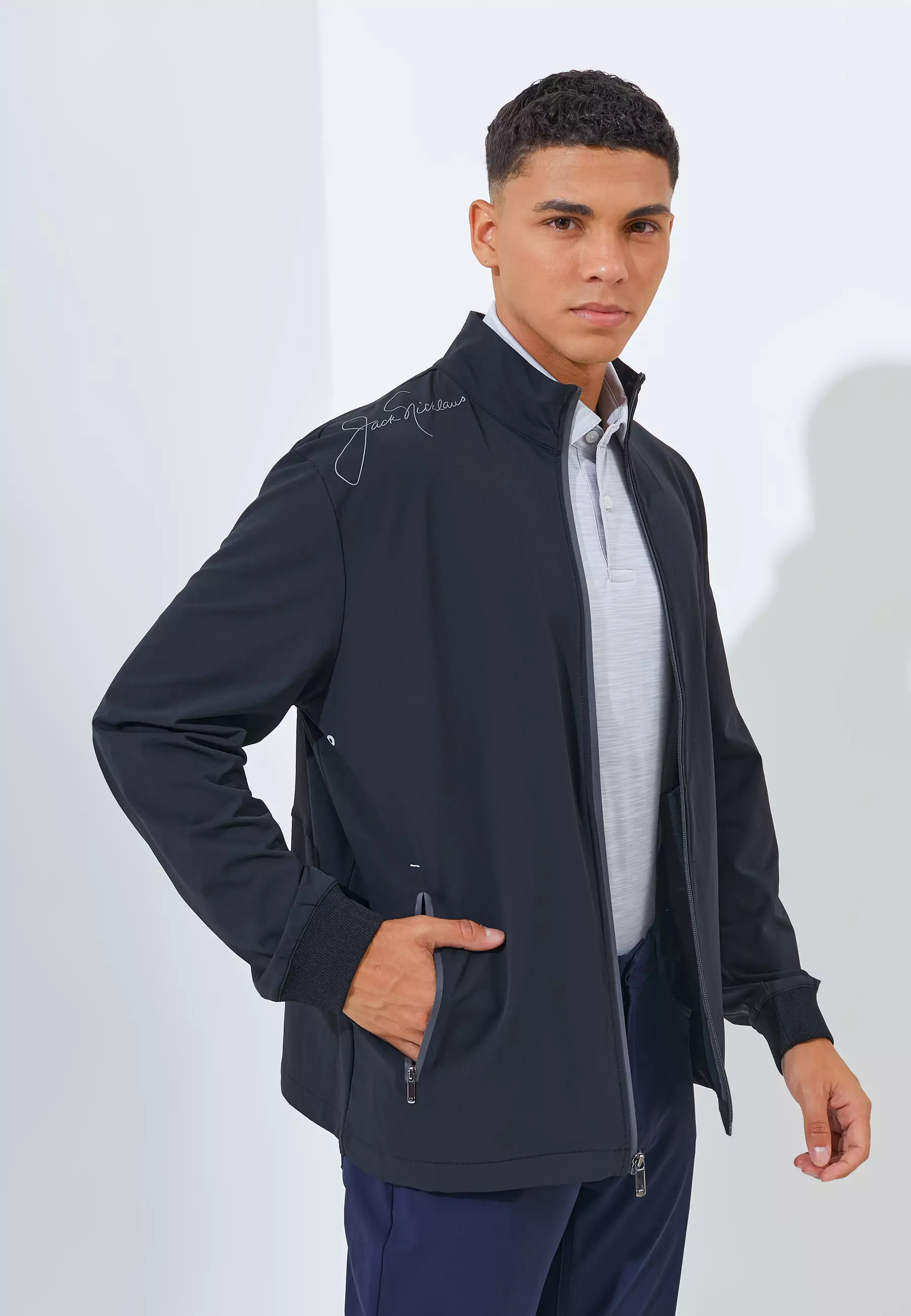 Jack Nicklaus Wynn Premium Performance Jacket Caviar