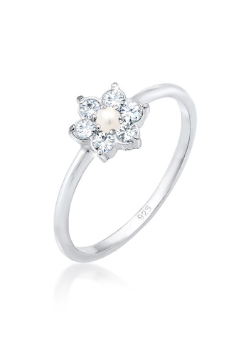 ELLI GERMANY white Ring Glamour Crystals EL474AC75GSIMY_1