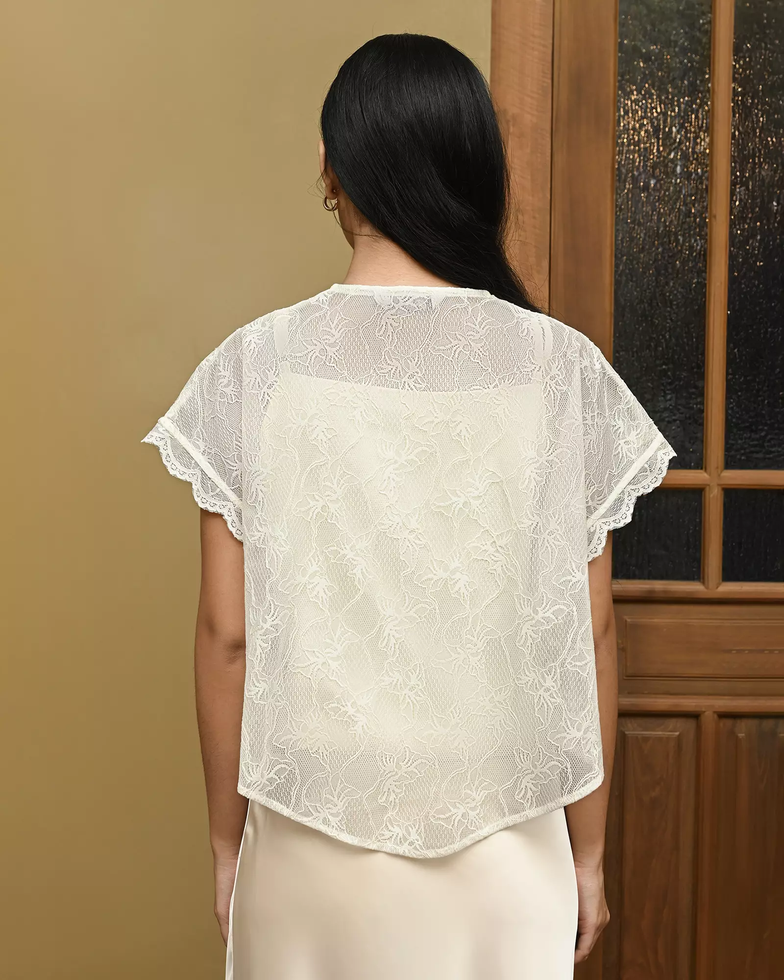 Geulis.id ZANARA VEST - Brokenwhite