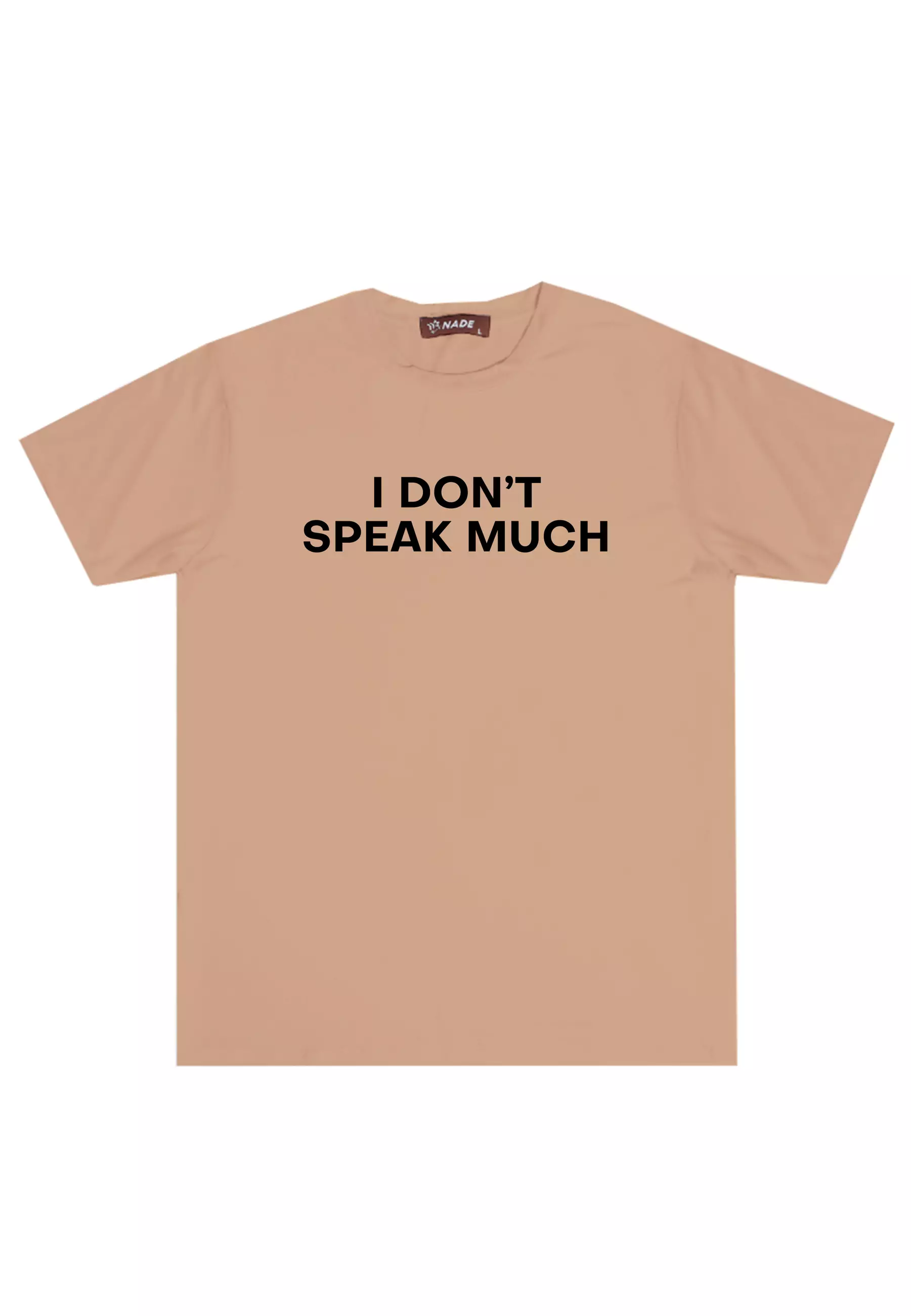 NTC69 kaos distro cowok keren branded kece introvert I Don't Speak Much anti kusut khaki