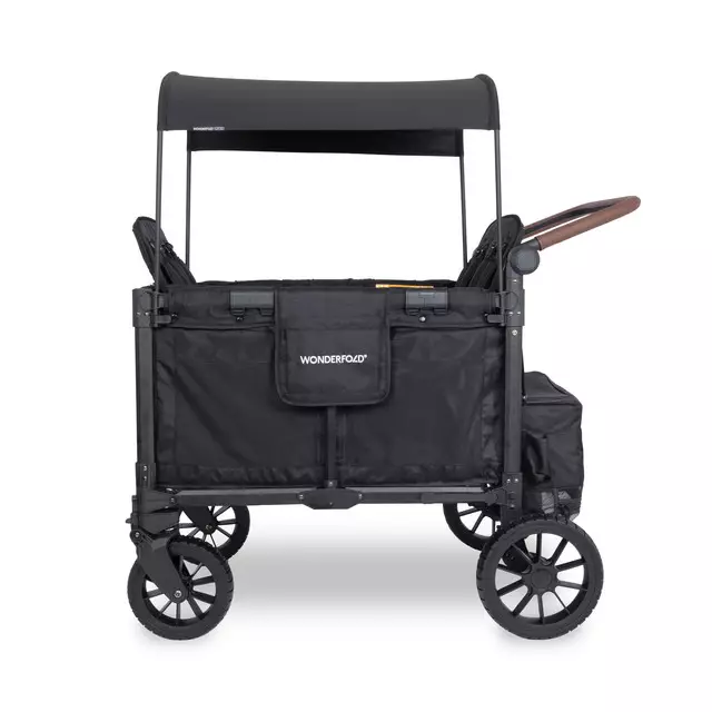 Wonderfold W4 Lu Pro Stroller Wagon Black -  Stroller Bayi Balita Anak