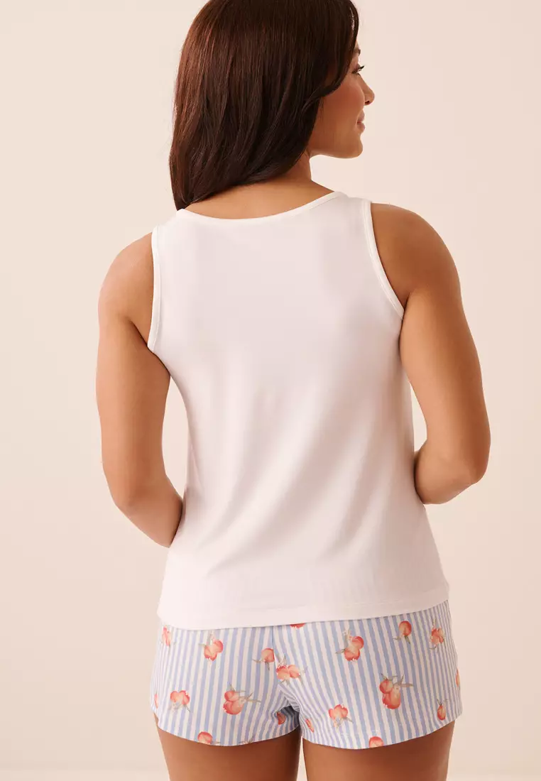 Peach Print Super Soft Cami