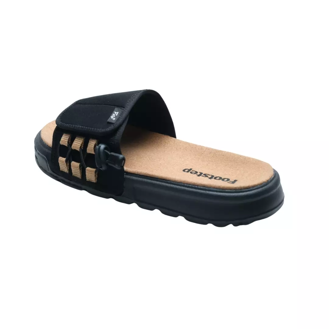 Footstep Footwear Sandal Pria Slide Salvio Tan Original Sandal