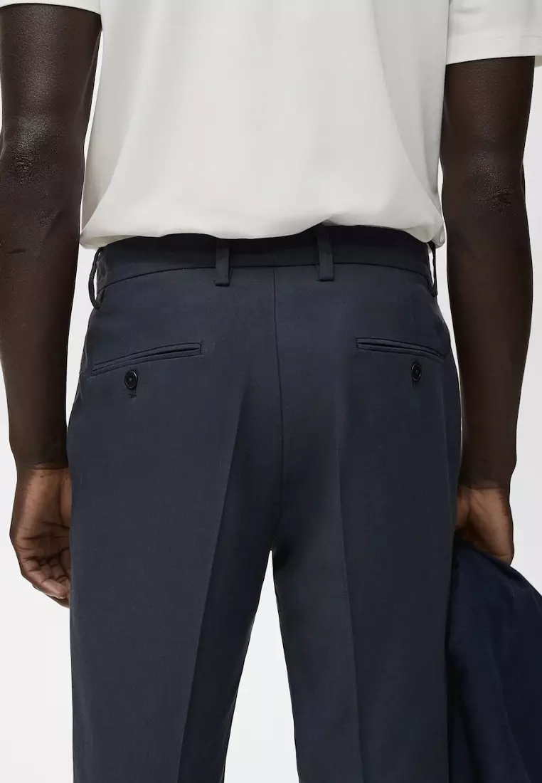 Tapered Crop Trousers