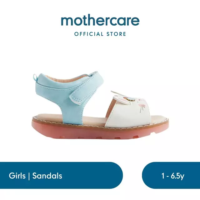 Mothercare Light-Up Bunny - Sepatu Sandal Anak Perempuan (Biru)