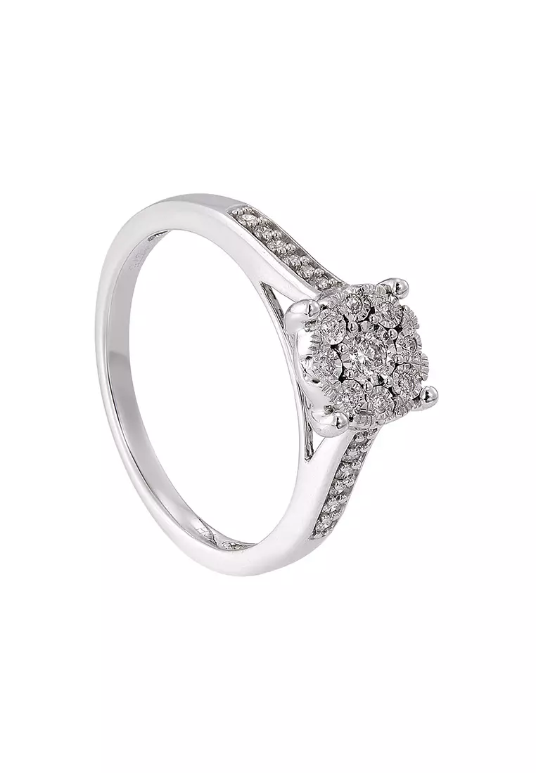 HABIB Diamond Ring in 375/9K White Gold 24616