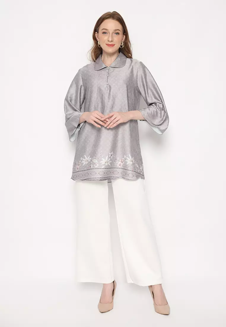 Sailor Blouse In Nude Purple By Brilliant Girl Warna UNGU