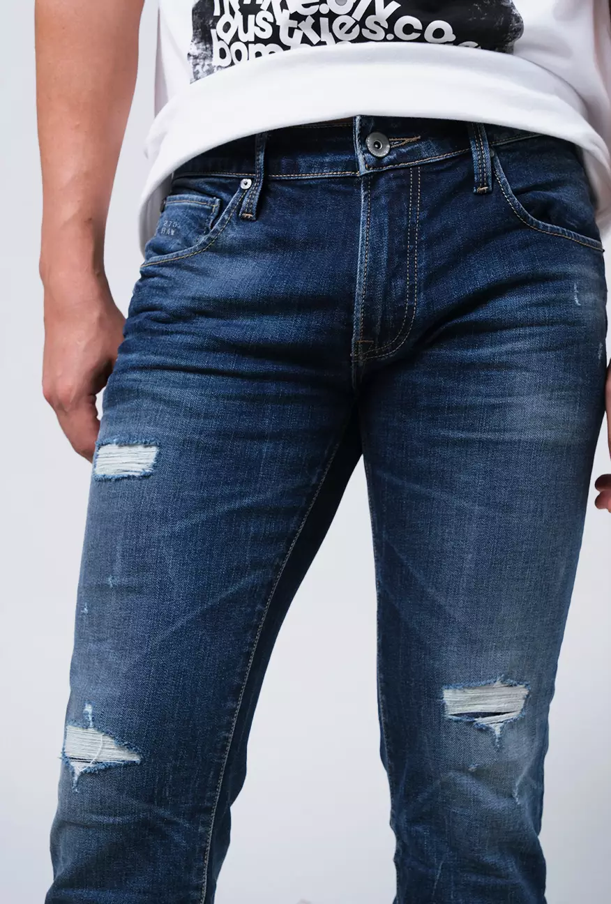 Celana Jeans Pria Skinny J9 Series Medium Blue