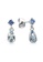 SO SEOUL multi and silver Gabriella Butterfly Blue Shade Swarovski® Crystals Stud Earrings and Necklace Set FE948ACBEB98CEGS_7