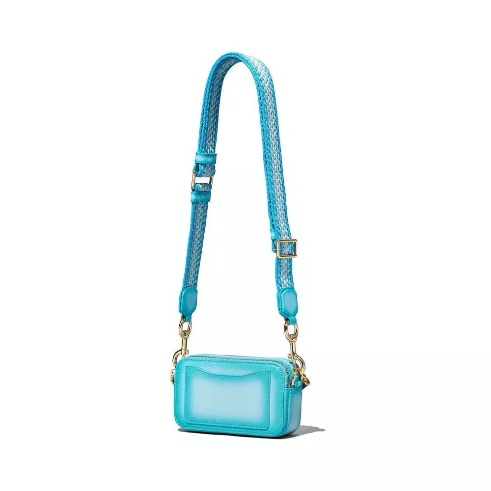 Marc Jacobs Light Blue Snapshot DTM Small Saffiano Leather Camera Bag at  FORZIERI