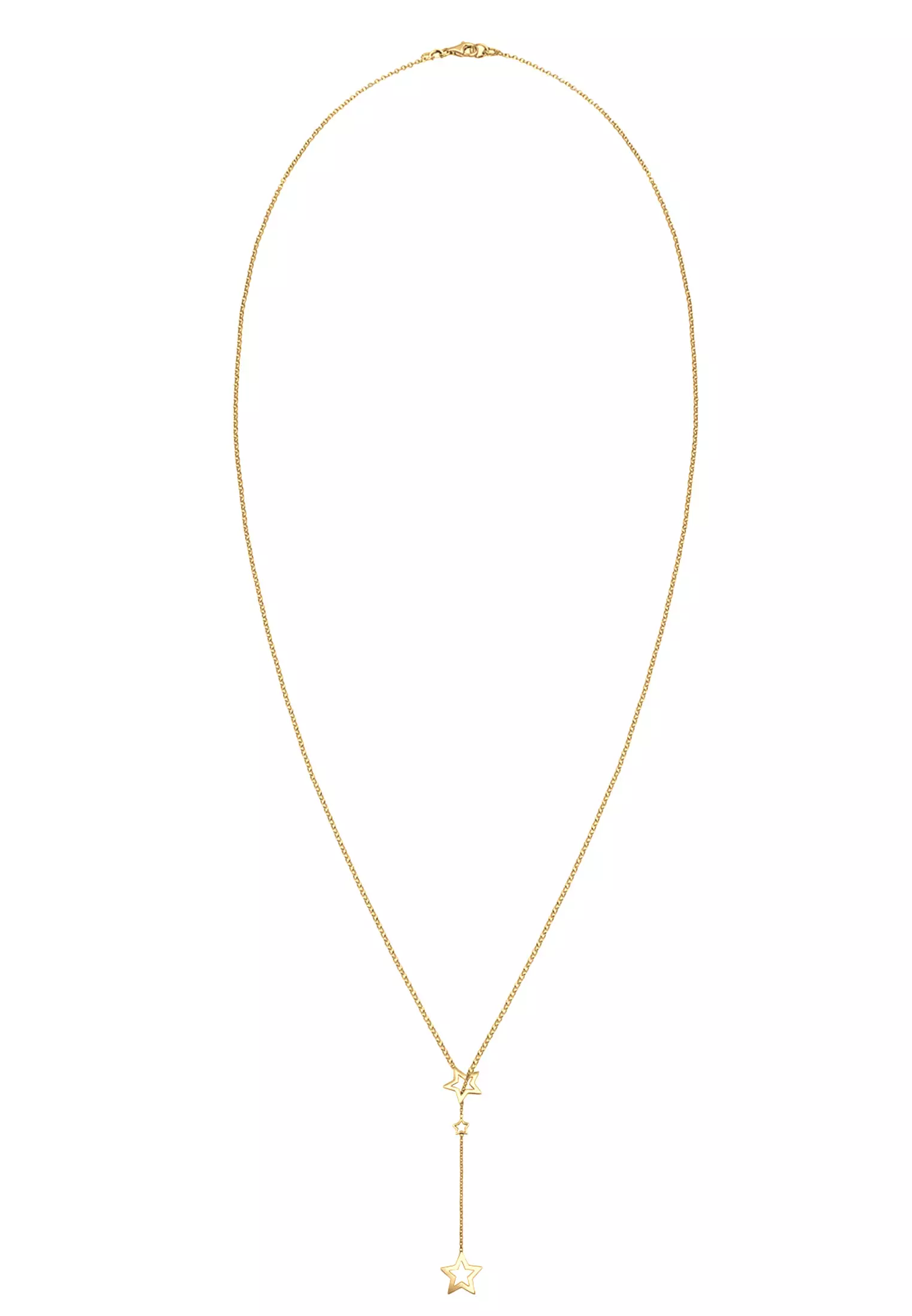 Buy Elli Germany Necklace Y-necklace Star Pendant Astro Trend Gold - Main Image