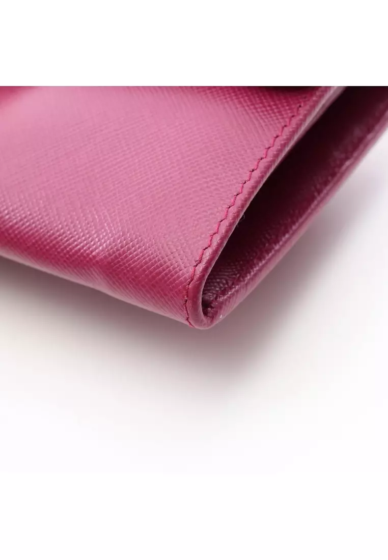 Buy Prada Pre-Loved Prada SAFFIANO TUC Bi-fold Long Wallet