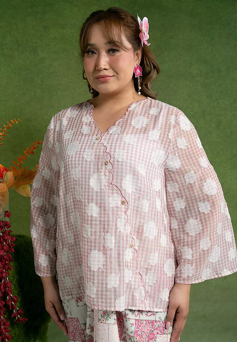 Dariyah Plus Size Kurung Pareo Set