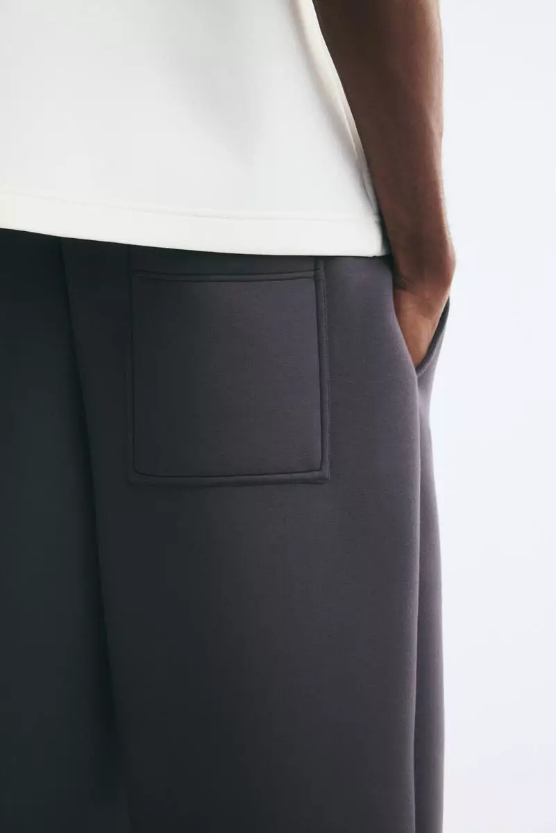 Relaxed Fit Scuba barrel joggers