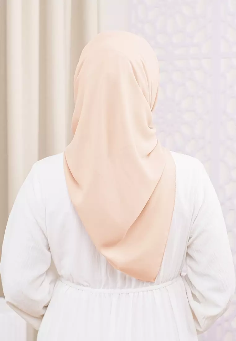 HIJAB INSTAN ALINE - PEACH CREAM
