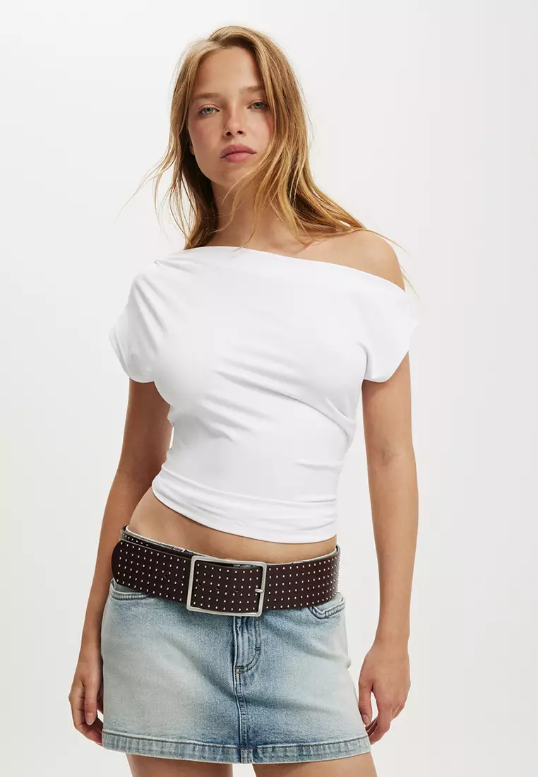 Georgie Off Shoulder Short Sleeve Top