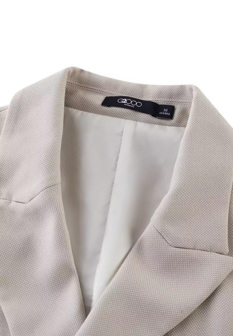 長袖西裝款連身裙