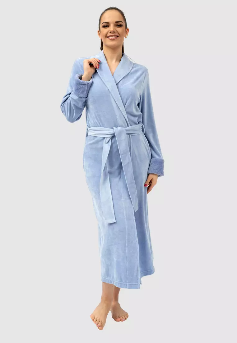 Buy Belmanetti Asheville Long Bamboo Velour Robe with Belt 2023 Online |  ZALORA Singapore