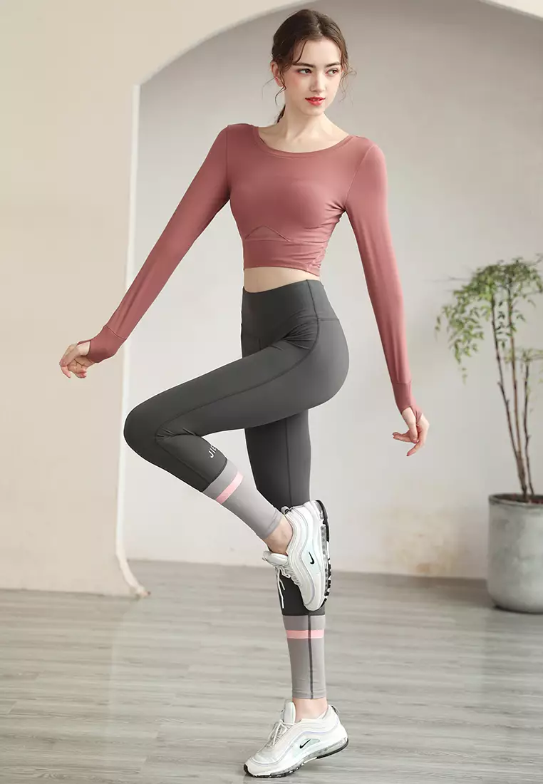 Yoga Clothes Running Training Sports Top Women's Tight Quick Dry