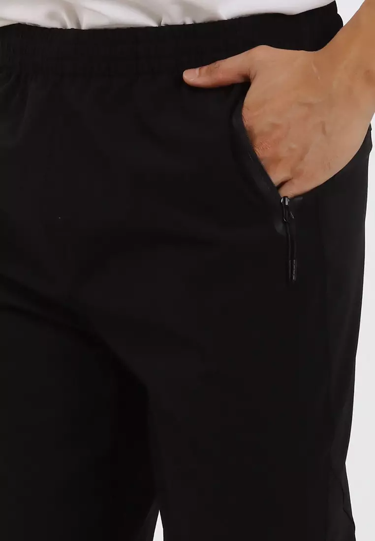Forest Stretchable Slim Fit Tracksuit Men Track Pants Unisex Track Bottom  - 10787-01Black
