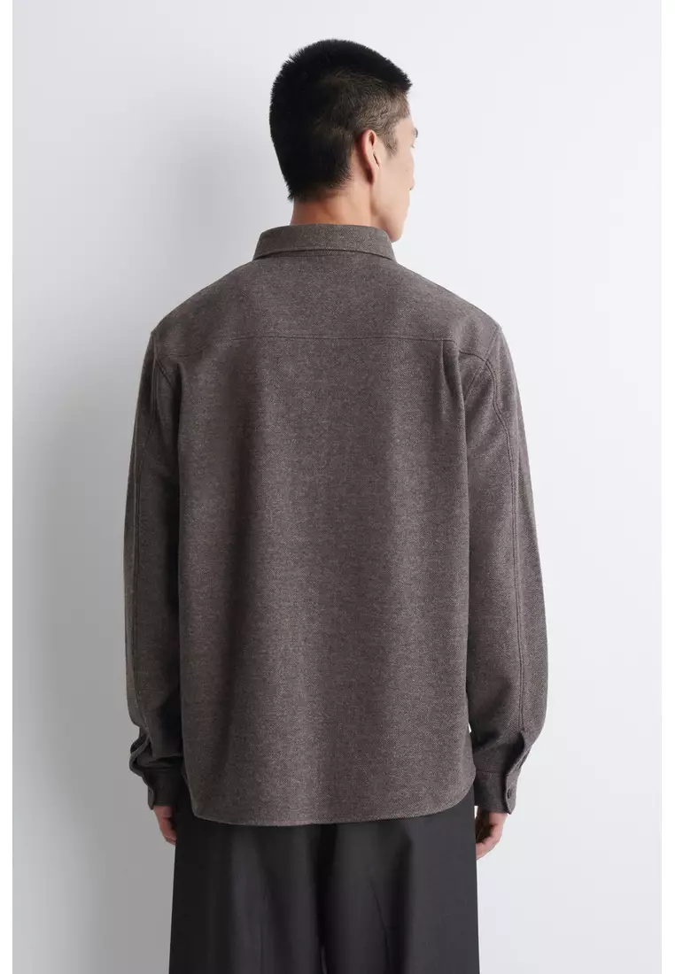 RELAXED JERSEY OVERSHIRT