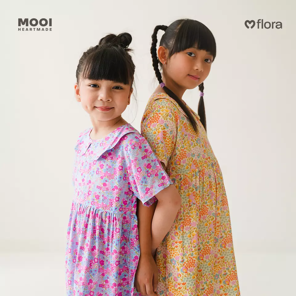 Mooi Dress Anak Perempuan Miora Dress - Blue