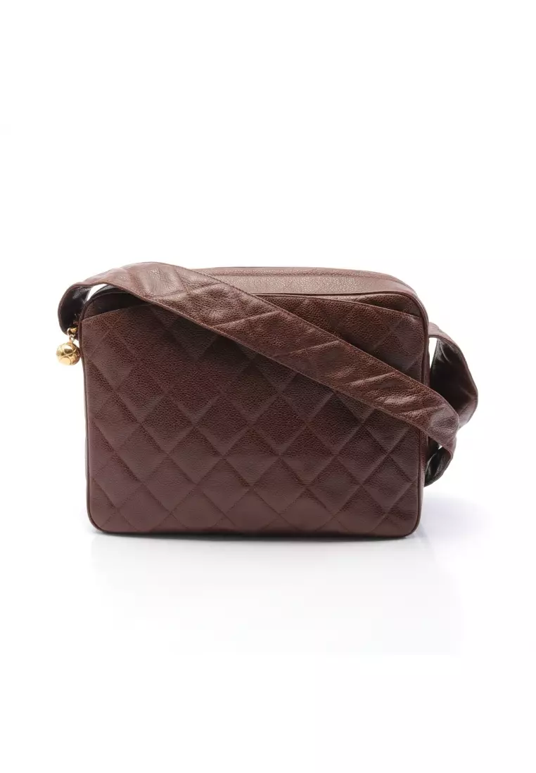 Buy Chanel Pre-loved CHANEL matelasse Shoulder bag Caviar skin Brown gold  hardware vintage 2023 Online