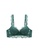 ZITIQUE green Women's French Style Push Up Lace Lingerie Set (Bra and Underwear) - Green A2E94USC3054B2GS_2