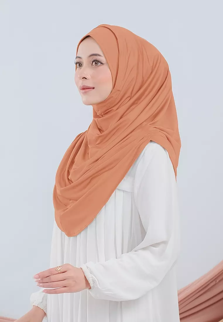 HIJAB INSTAN VALEEQA - ORANGE