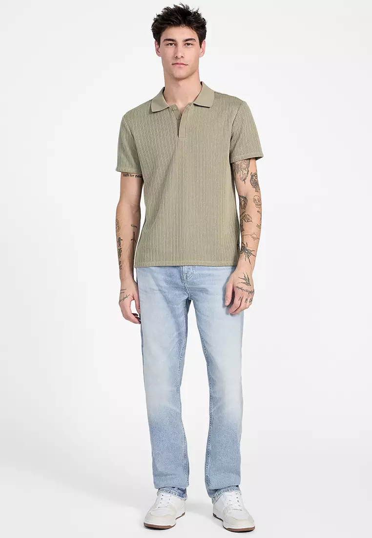 Dario Knit Textured Polo