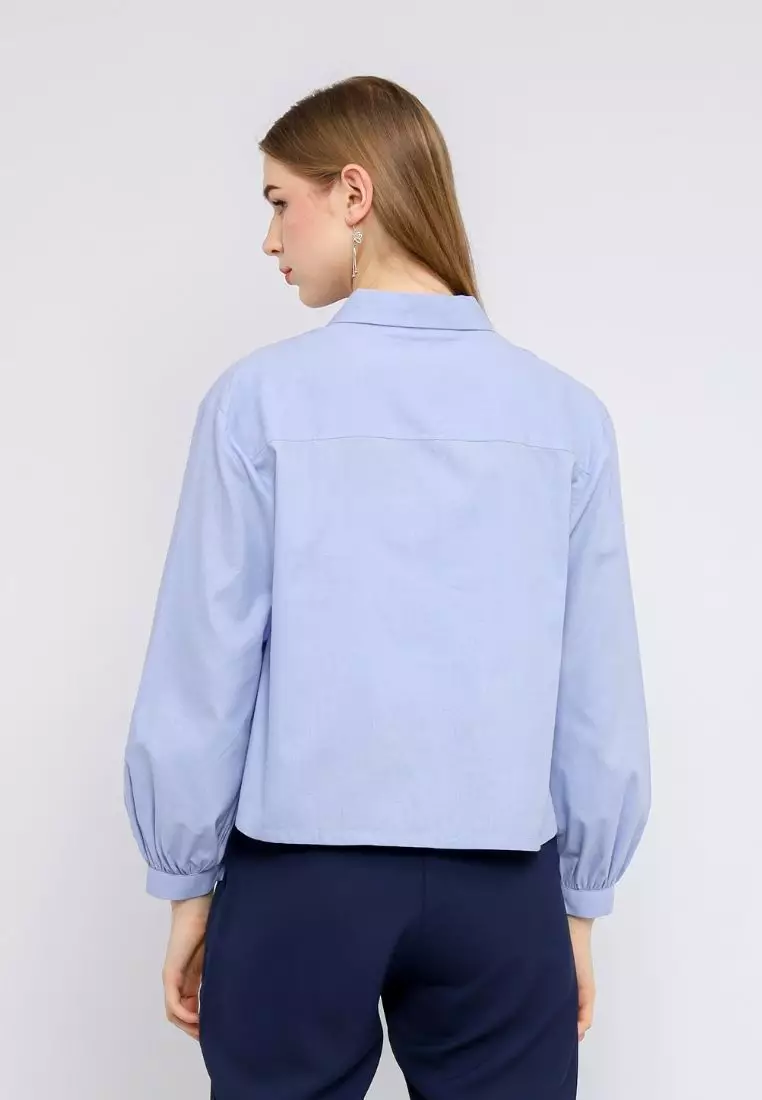Urban Exchange Irina Blue Shirt