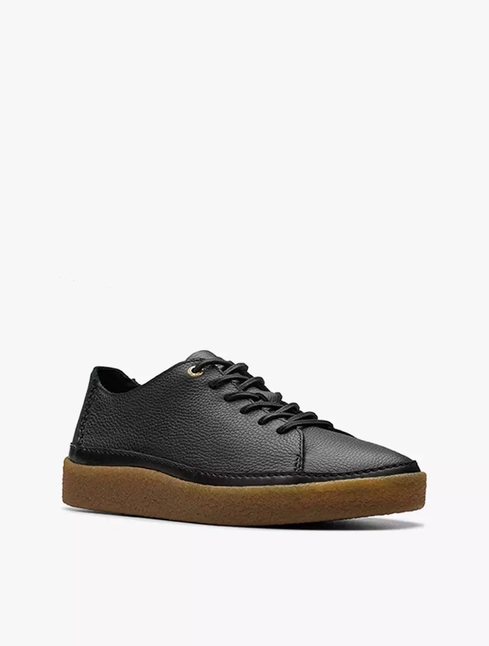 Clarks Oakpark Low Black Leather