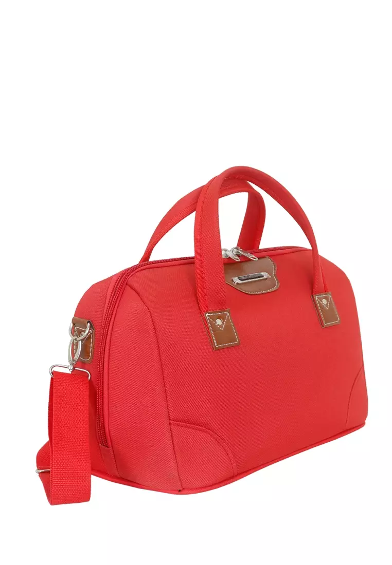 Polo Classic koper 5370 - 20 inci Free Travel Time Tas Jinjing - Tote Bag 6189 - 14 inci Red [PROMO BUNDLING]