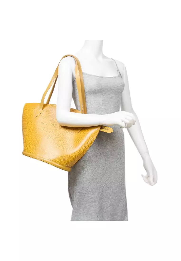 Yellow Louis Vuitton Epi Saint Jacques Long Strap GM Bag