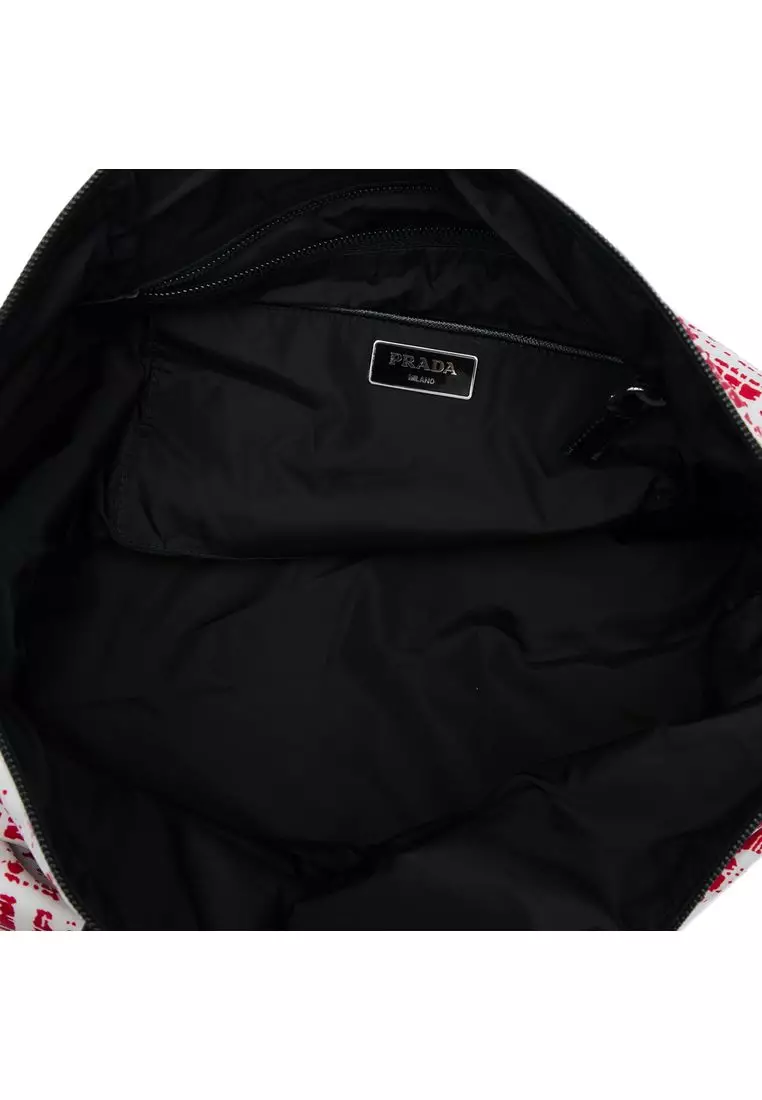 Pre-Loved Prada Tessuto Stampato Satchel